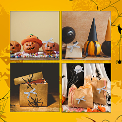 3 Rolls 3 Styles  Halloween Printed Polyester Grosgrain Ribbon&nbsp;OCOR-GF0002-50B