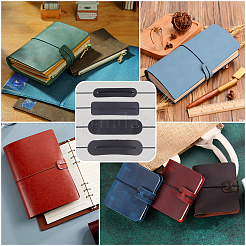 4Sets 4 Sizes Leather Notebook Protective Cover&nbsp;FIND-CP0003-74A