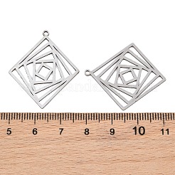 Filigree 304 Stainless Steel Pendants&nbsp;SA-CBA404E-05P