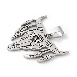 201 Stainless Steel Pendants&nbsp;STAS-S157-23P