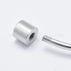Tarnish Resistant Eco-Friendly 316 Surgical Stainless Steel Cuff Bangle Making&nbsp;LS-STAS-I078-02P-NR