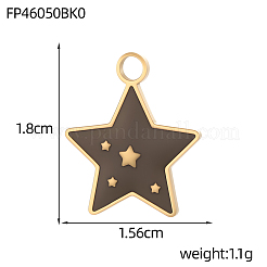 304 Stainless Steel Pendants&nbsp;STAS-OY012-63G