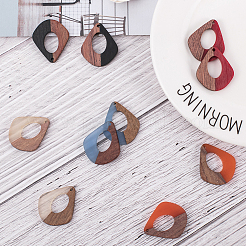 Resin & Wood Pendants&nbsp;RESI-OL0001-08A