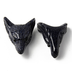 Synthetic Blue Goldstone Pendants&nbsp;G-R478-06B-05