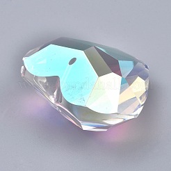 K9 Glass Rhinestone Pendants&nbsp;GLAA-Q087-06