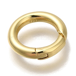 Rack Plating Brass Spring Gate Rings&nbsp;KK-I720-05G