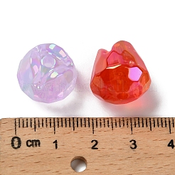 UV Plating Acrylic Imitation Jelly Beads&nbsp;OACR-D316-18