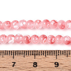 Baking Paint Glass Beads Strands&nbsp;DGLA-N015-4mm-03