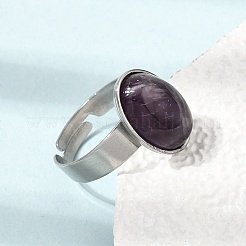 Adjustable 304 Stainless Steel Finger Rings for Women&nbsp;GG-CBA7994-04P-17