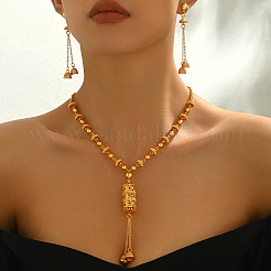 Alloy Geometric Vintage Fringe Necklace & Earrings Set for Women Banquet Engagement&nbsp;UF6584