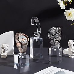 Transparent Plastic Wrist Watch Display Holder&nbsp;ODIS-OC0001-40