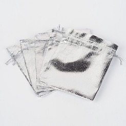 Rectangle Organza Bags&nbsp;X-OP-R018-12x10cm-01