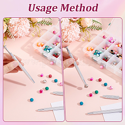 8Pcs 2 Styles Alloy 4-Claw Pick up Tool for Small Parts Pickup&nbsp;TOOL-ME0001-14