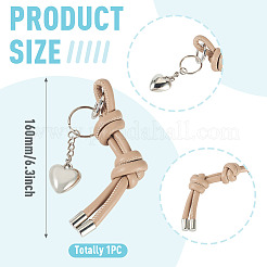 Heart Imitation Leather Keychains&nbsp;KEYC-TAC00084