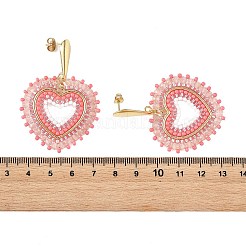 Glass Seed Bead Dangle Earrings&nbsp;EJEW-MZ00768