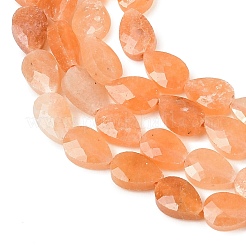 Natural Orange Aventurine Beads Strands&nbsp;G-A303-A02-01