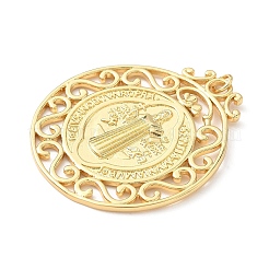 Brass Big Pendants&nbsp;KK-L239-021G