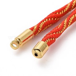 Nylon Cord Silder Bracelets&nbsp;MAK-C003-03G-12