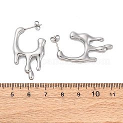 304 Stainless Steel Stud Earrings&nbsp;EJEW-B108-16P