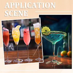30Pcs 10 Colors Glass Bead Wine Glass Charms&nbsp;AJEW-SC00048