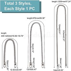 3 Strand 3 Style Iron Chain Bag Strap&nbsp;FIND-WR0002-59