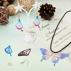 DIY Filigree Butterfly Wing Dangle Earring Making Kit&nbsp;DIY-TA0005-02