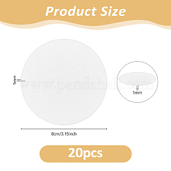 Wood Pulp Cotton Foam Texture Blank Painting Paper&nbsp;AJEW-WH0596-544B