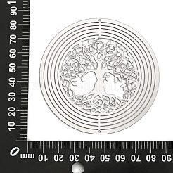 Tree of Life 201 Stainless Steel 3D Rotating Hanging Wind Spinner&nbsp;STAS-Z116-02P-05