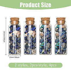 Transparent Glass Wishing Bottle Decoration&nbsp;PALLOY-CA00034