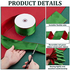 Christmas Polyester Ribbon&nbsp;OCOR-WH0105-027A
