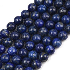 Natural Lapis Lazuli Bead Strands&nbsp;G-G953-03-10mm