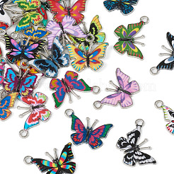 50Pcs 25 Style Alloy Enamel Pendants&nbsp;FIND-TA0003-62