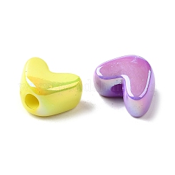UV Plating Opaque Acrylic Beads&nbsp;MACR-F083-12