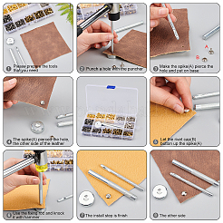 Iron Rivets Set&nbsp;DIY-WH0210-07