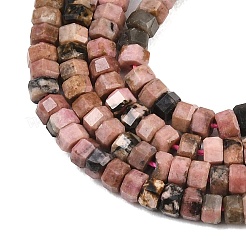 Natural Rhodonite Beads Strands&nbsp;G-G345-C16-2x4mm