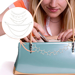 4Pcs 4 Styles Alloy Handbag Chain Strap&nbsp;FIND-AN0001-42