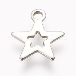 Tarnish Resistant 201 Stainless Steel Charms&nbsp;STAS-P121-11