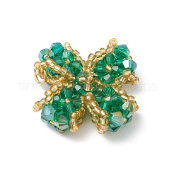 Handmade Glass Seed Beaded Pendants&nbsp;PALLOY-MZ00420-02
