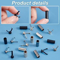 32 Sets 4 Colors Alloy Shoelace Protector Tips&nbsp;FIND-PH0010-37