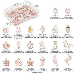 40Pcs 20 Styles Alloy Enamel Pendants&nbsp;ENAM-FS0003-33
