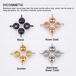 64Pcs 8 Style Ion Plating(IP) 304 Stainless Steel Tube Bails&nbsp;STAS-DC0005-36