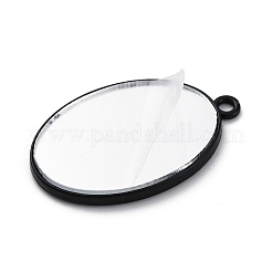 Glass Mirror Pendants&nbsp;FIND-Z073-02EB-03
