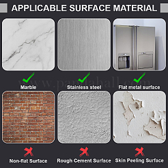 PET Plastic Mirror Wall Stickers&nbsp;DIY-WH0308-435