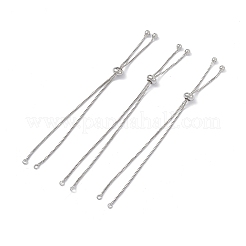 Brass Box Chains Slider Bracelet Makings&nbsp;KK-E068-VD013-1