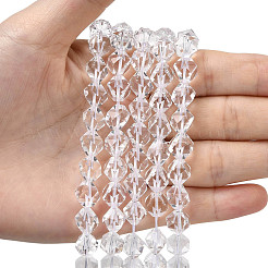Synthetic Quartz Crystal Beads Strands&nbsp;G-Z119-A42-03