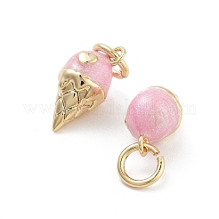 Rack Plating Brass Enamel Charms&nbsp;KK-G512-19C-G
