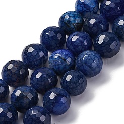Natural Dragon Veins Agate(Dyed & Heated) Beads Strands&nbsp;G-K390-A12-01