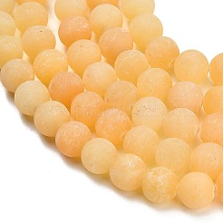 Natural Yellow Calcite Beads Strands&nbsp;GG-CBAA3AB-01-10mm