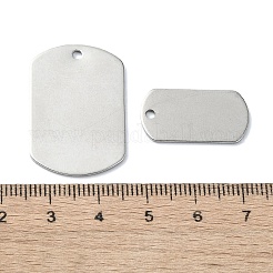 Non-Tarnish 201 Stainless Steel Stamping Blank Tag Pendants&nbsp;STAS-C097-43P