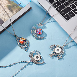 DIY Snap Necklace Making Kit&nbsp;DIY-SC0021-47